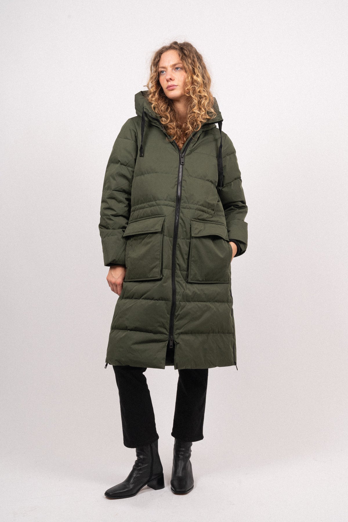 Pavine Down Zip Jacket - Duffel Bag