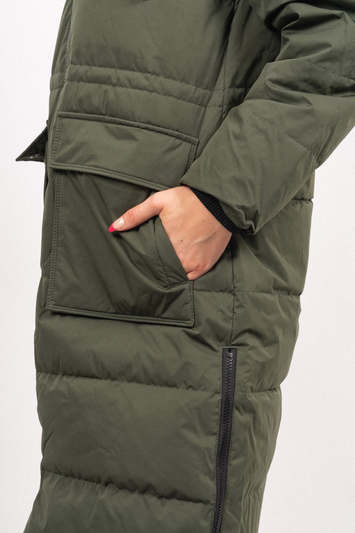 Pavine Down Zip Jacket - Duffel Bag