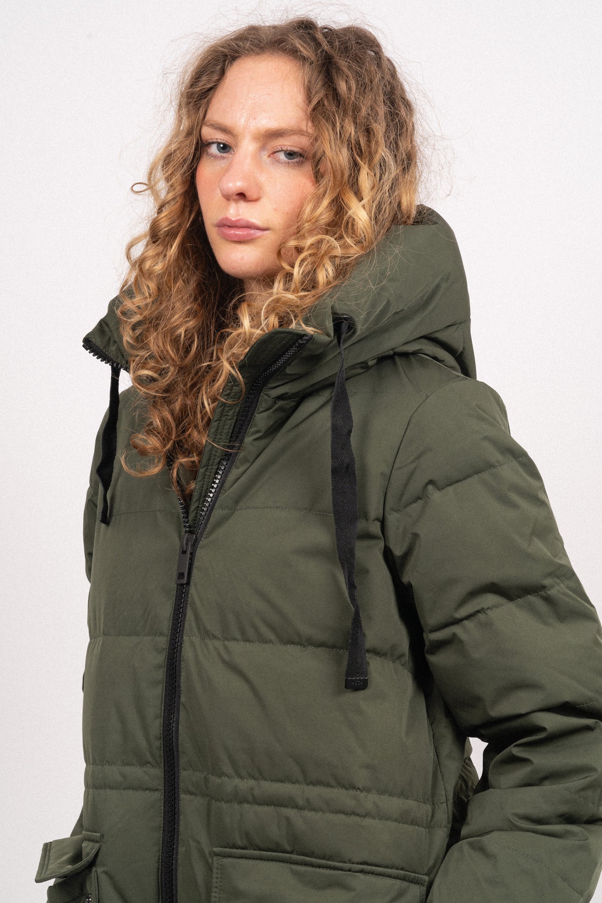 Pavine Down Zip Jacket - Duffel Bag