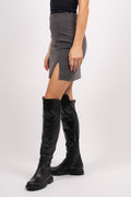 Polly Skirt - Charcoal