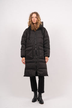 Pavine Down Zip Jacket - Black
