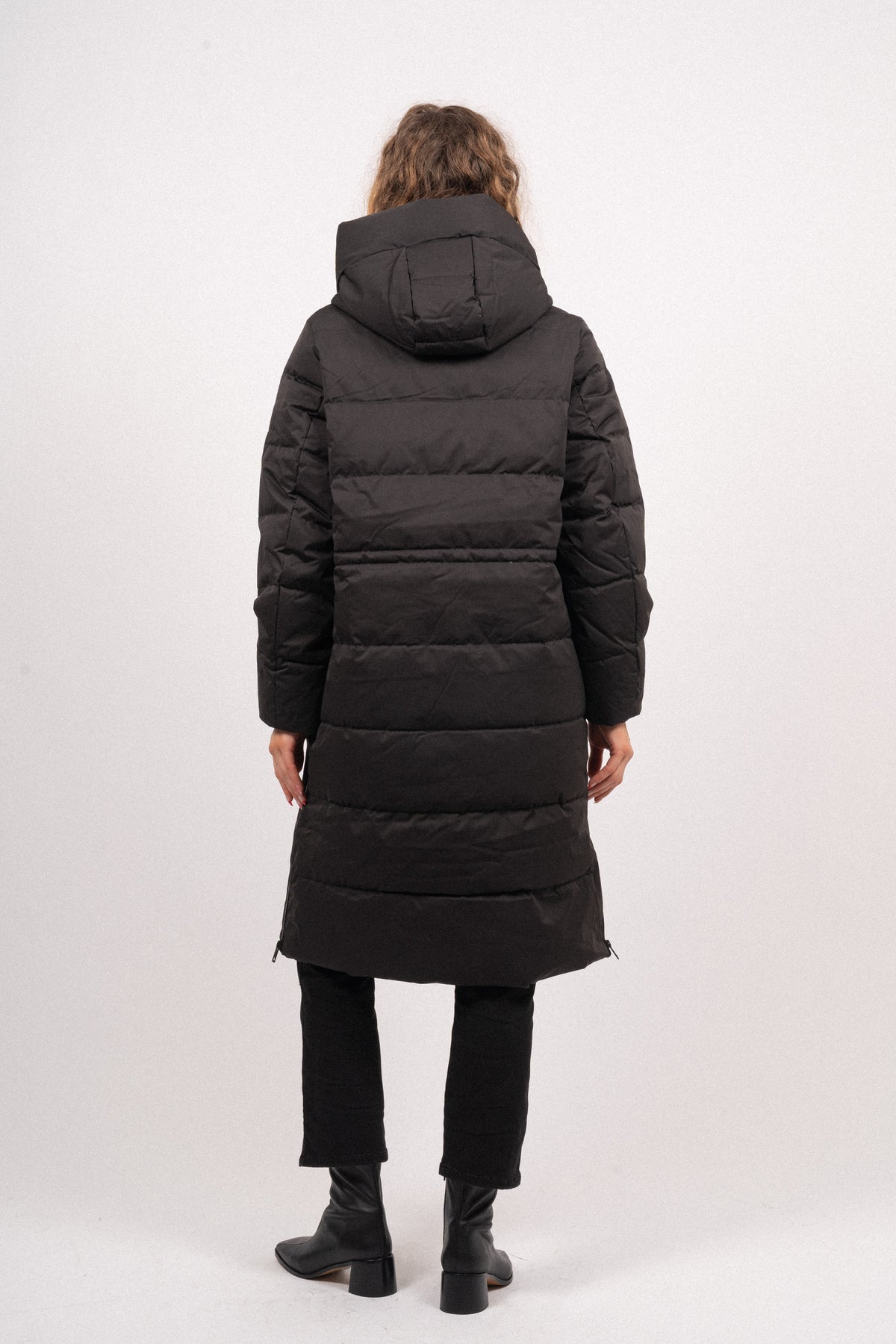 Pavine Down Zip Jacket - Black