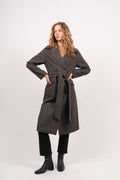 Angelina Coat - Dark Brown
