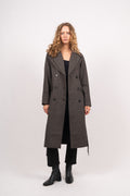Angelina Coat - Dark Brown