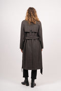 Angelina Coat - Dark Brown