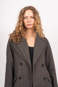 Angelina Coat - Dark Brown