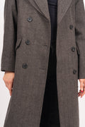 Angelina Coat - Dark Brown