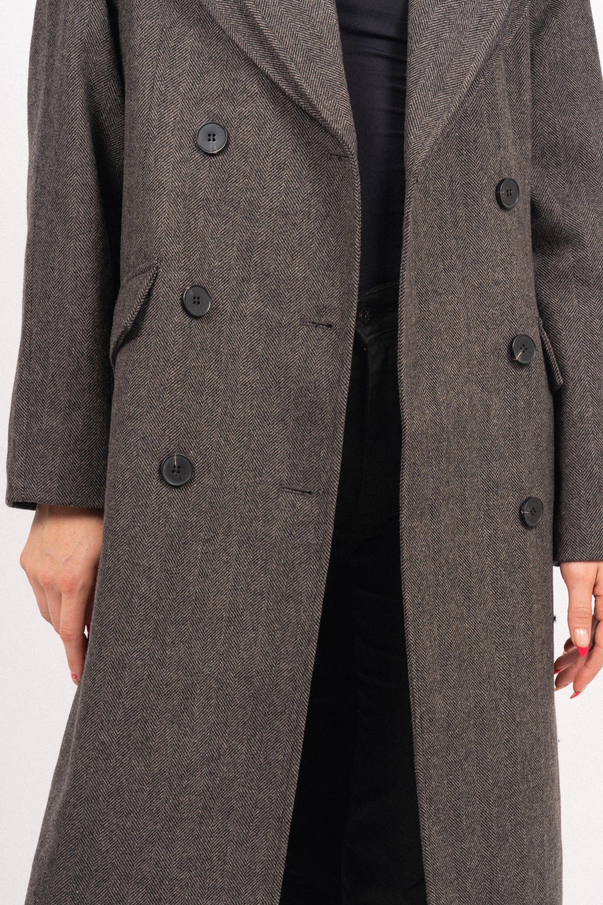 Angelina Coat - Dark Brown