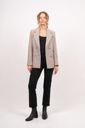 WandisIW Blazer - Mocha Grey Melange