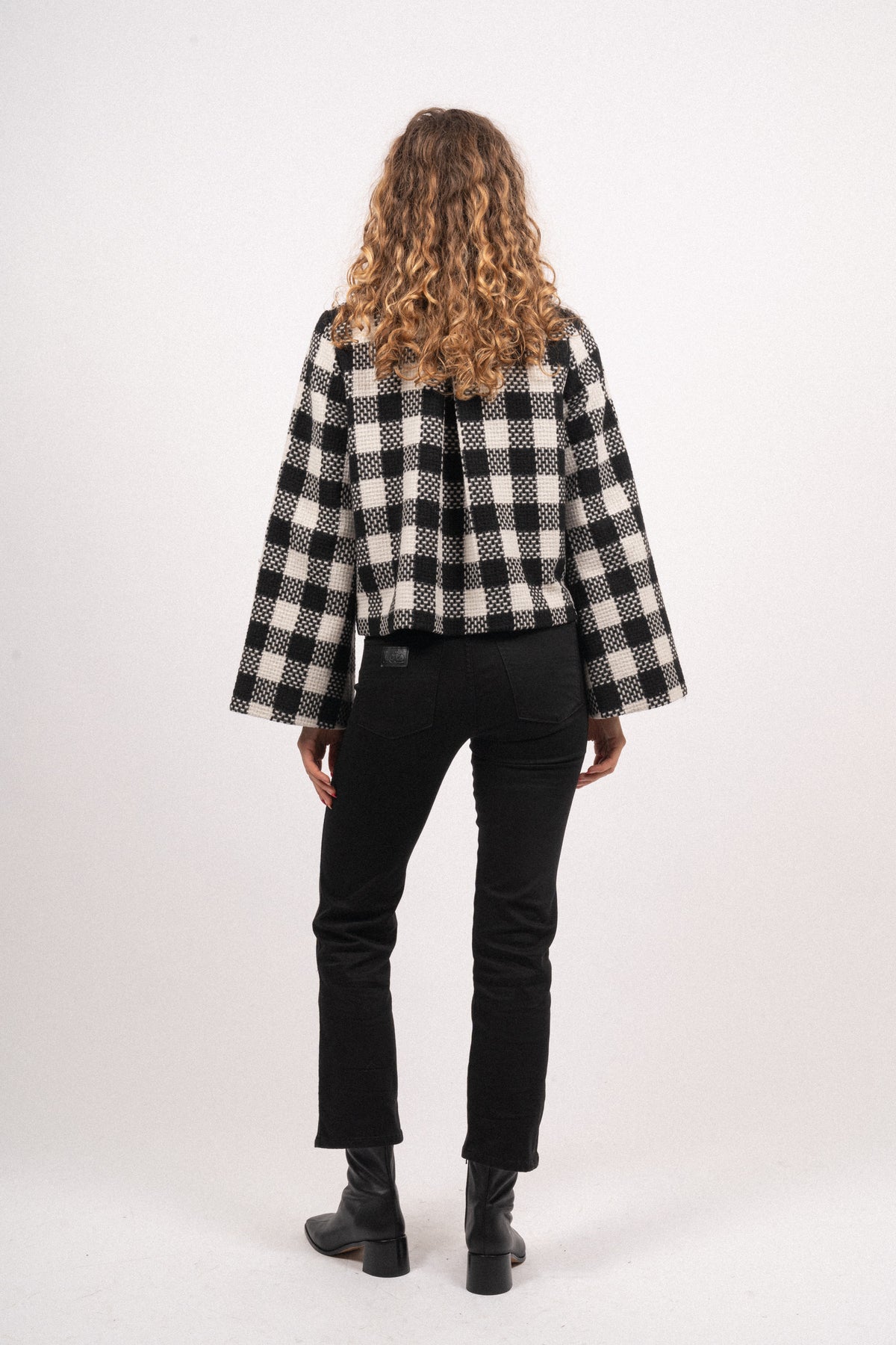 Anja Jacket - Svart/Crème