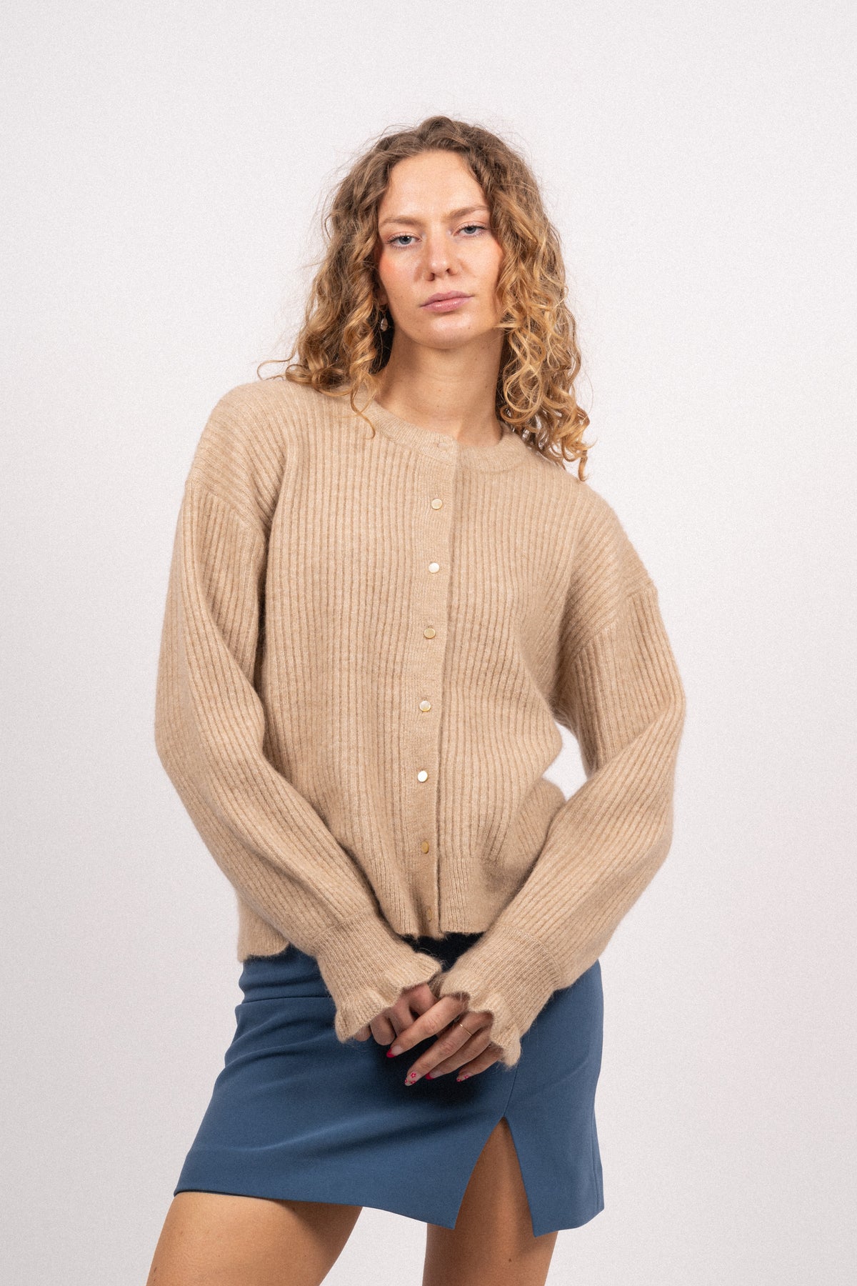 Yascuddie LS Knit Cardigan - Nomad