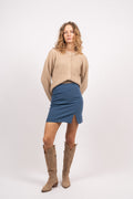 Polly Skirt - Ensign Blue