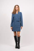 Savannah Dress - Ensign Blue
