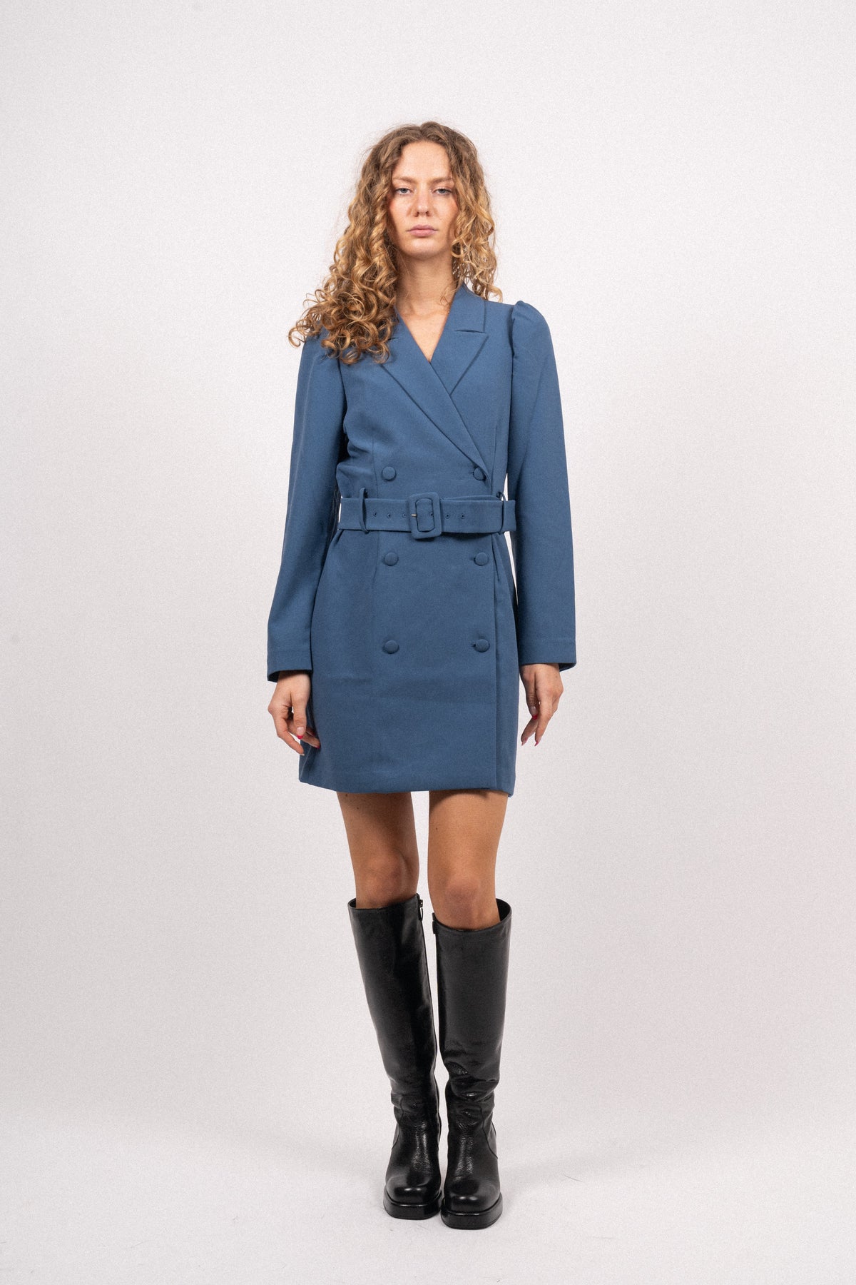 Savannah Dress - Ensign Blue