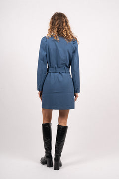 Savannah Dress - Ensign Blue