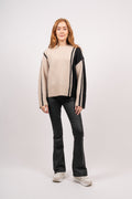 Alva LS O-Neck Knit - Birch Black