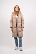 Nova Square Down Coat - Savannah Tan