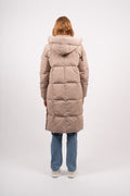 Nova Square Down Coat - Savannah Tan