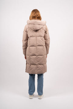 Nova Square Down Coat - Savannah Tan