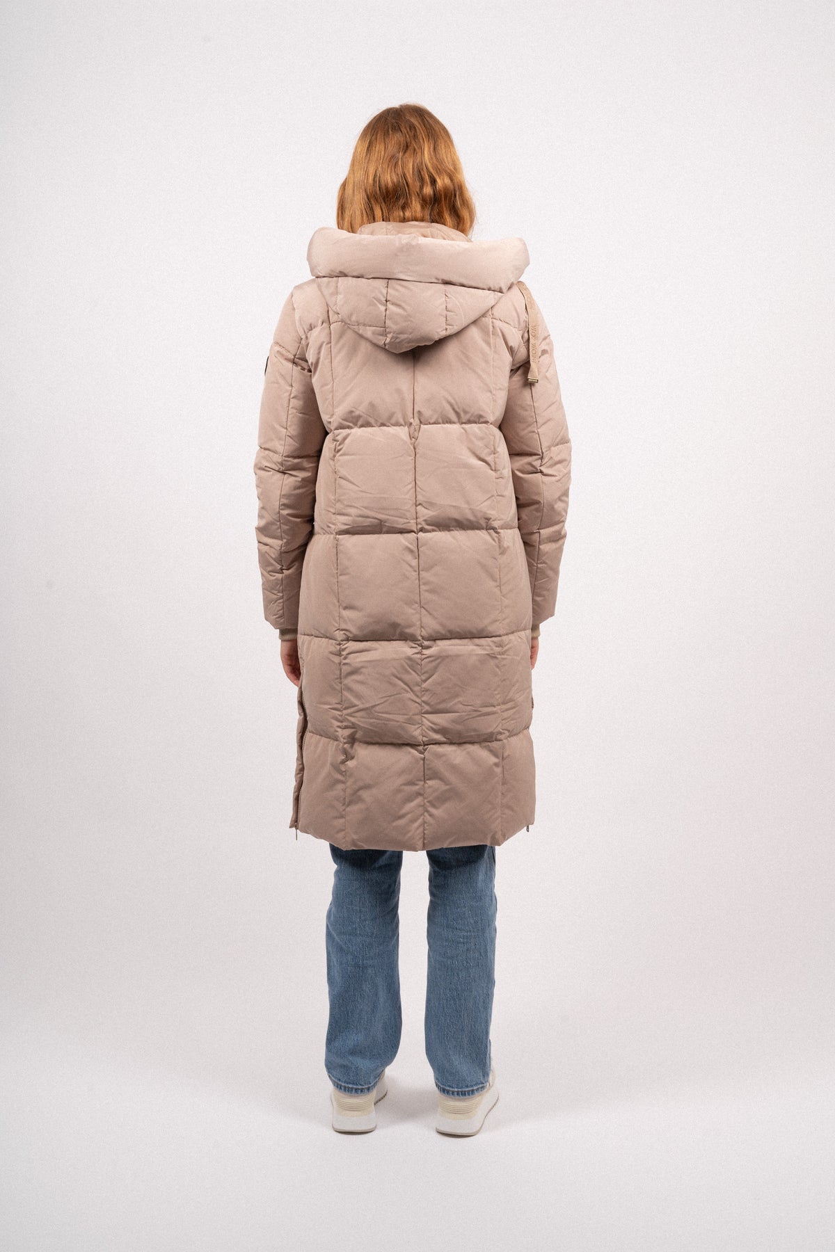 Nova Square Down Coat - Savannah Tan