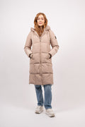 Nova Square Down Coat - Savannah Tan