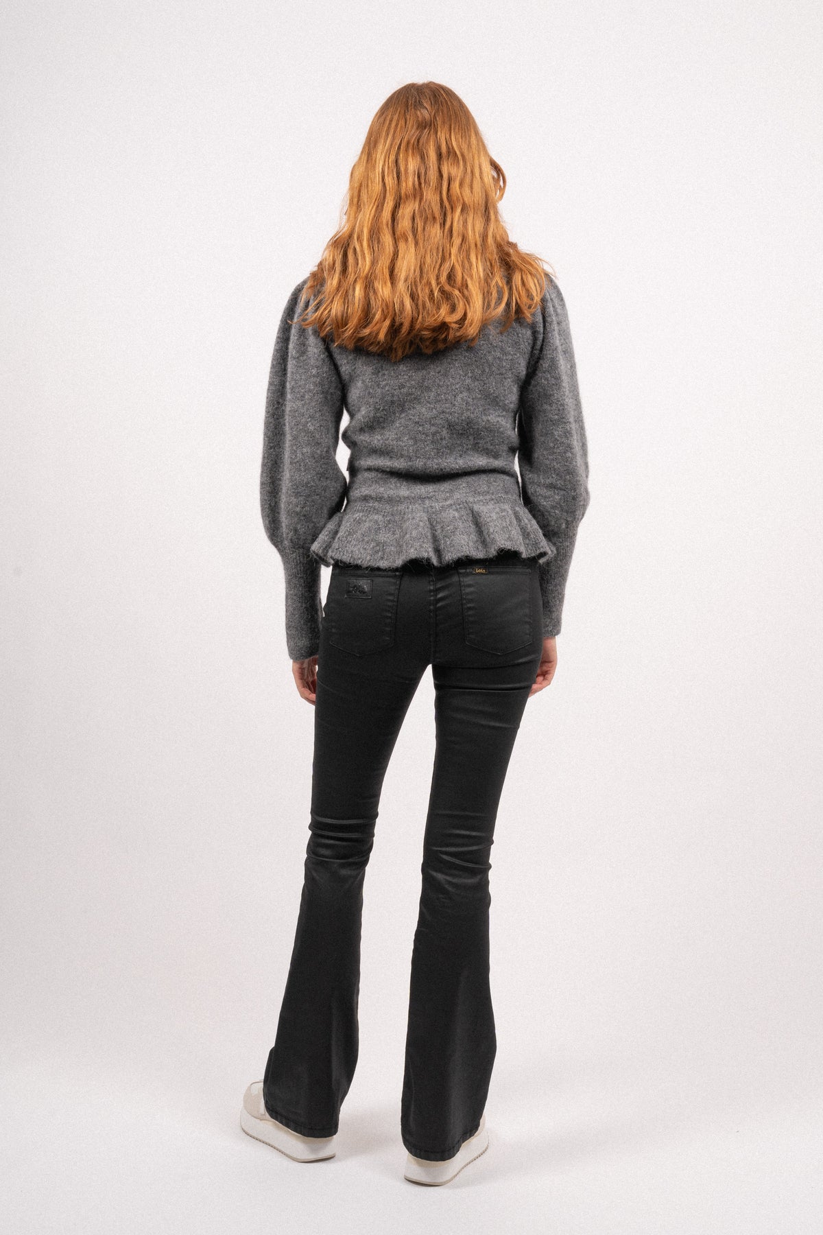 Nala Alpaca Sweater - Grey Melange