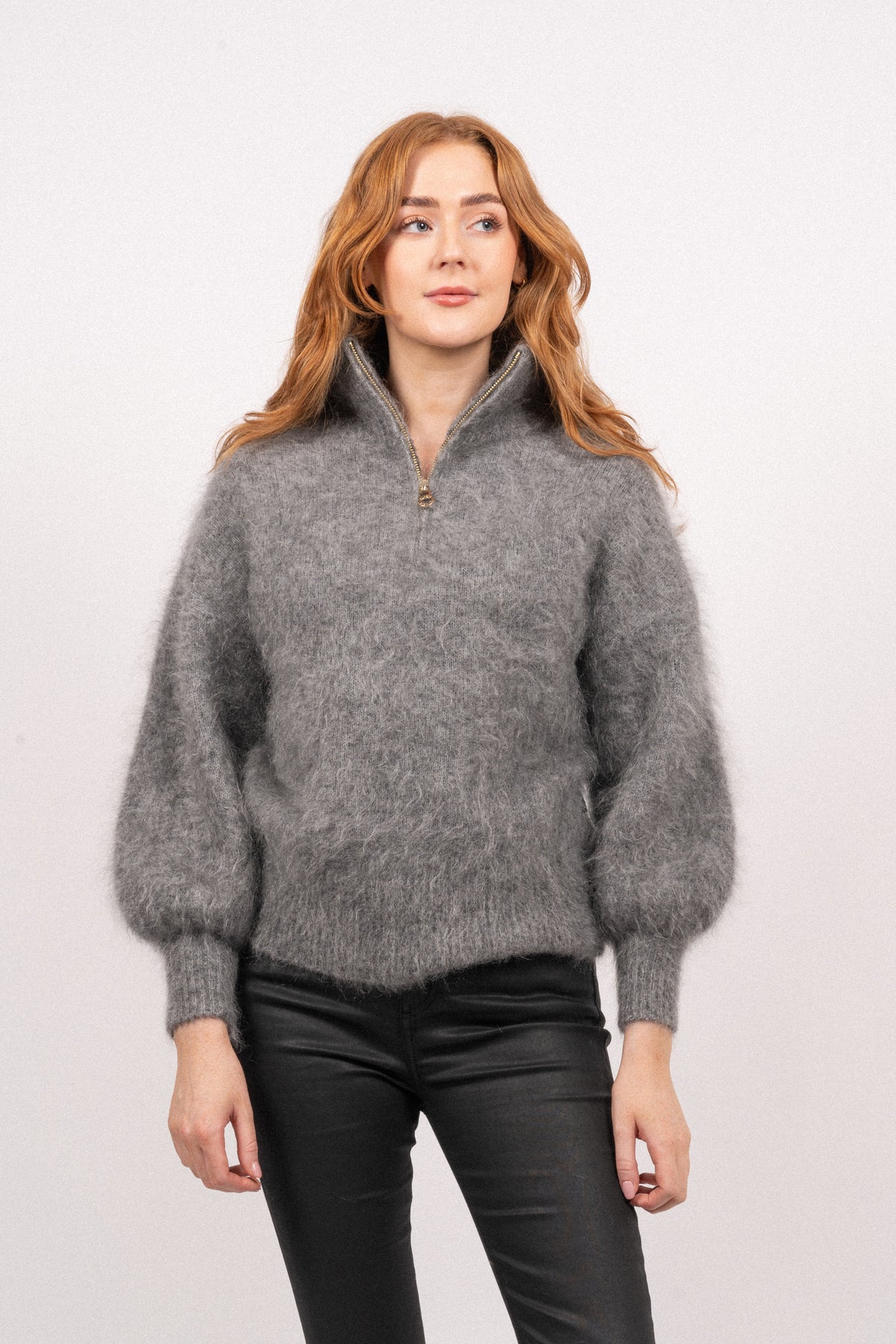 Li Chunky Sweater - Grey Melange