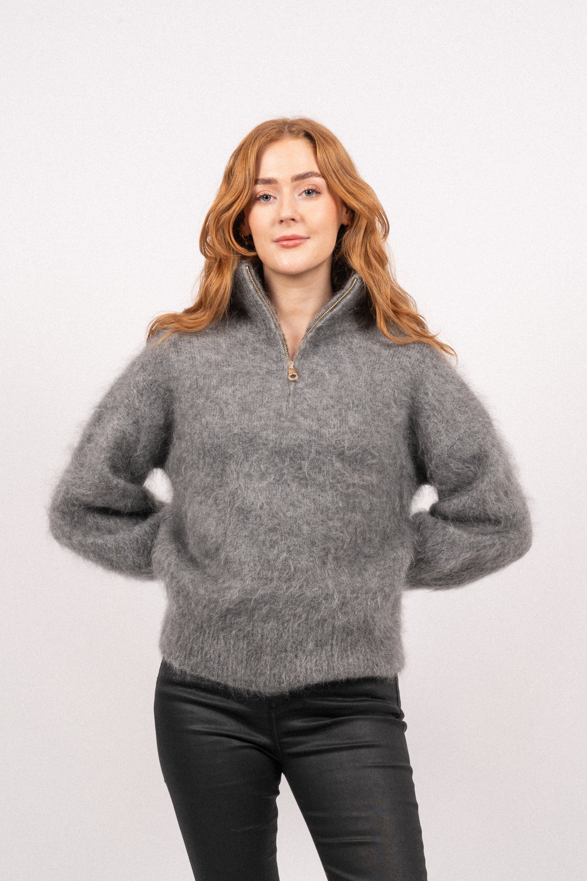 Li Chunky Sweater - Grey Melange