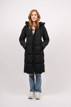 Nova Square Down Coat - Black