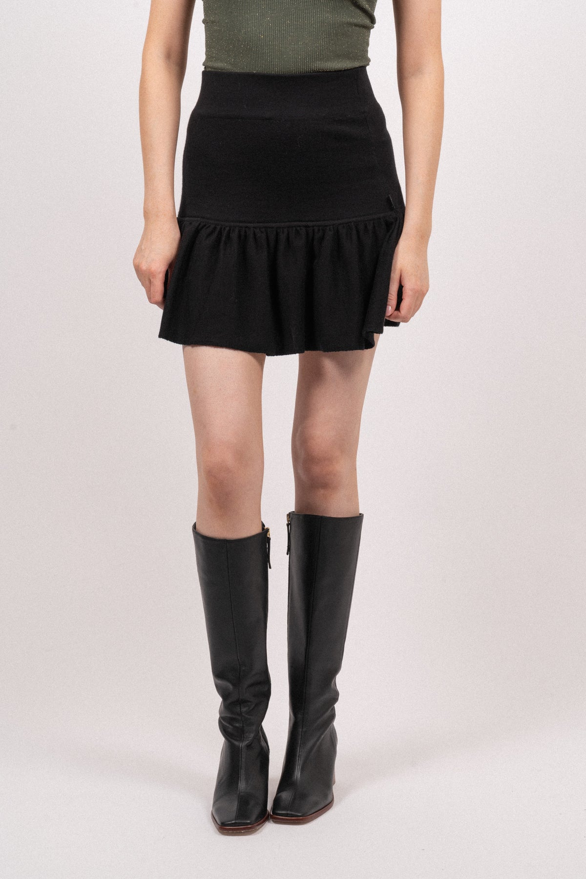Ginger Merino Skirt - Black