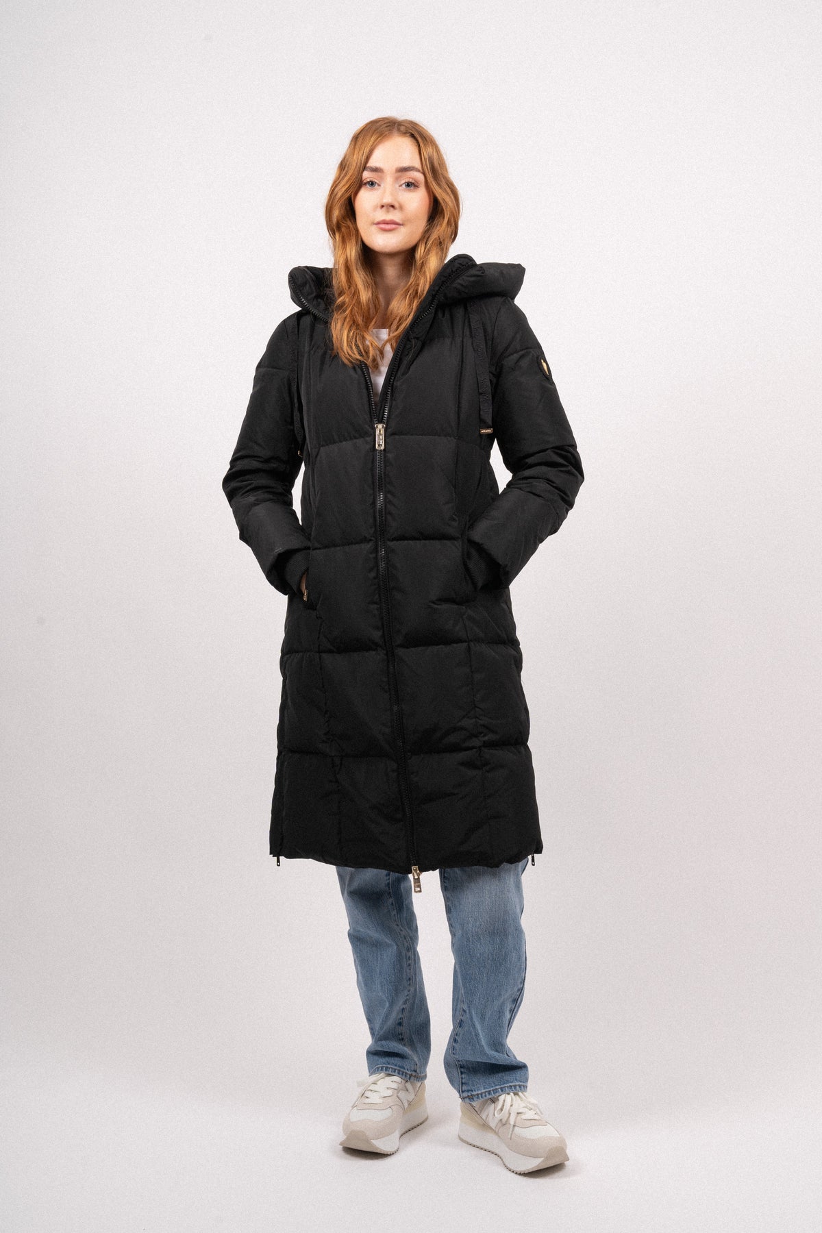 Nova Square Down Coat - Svart
