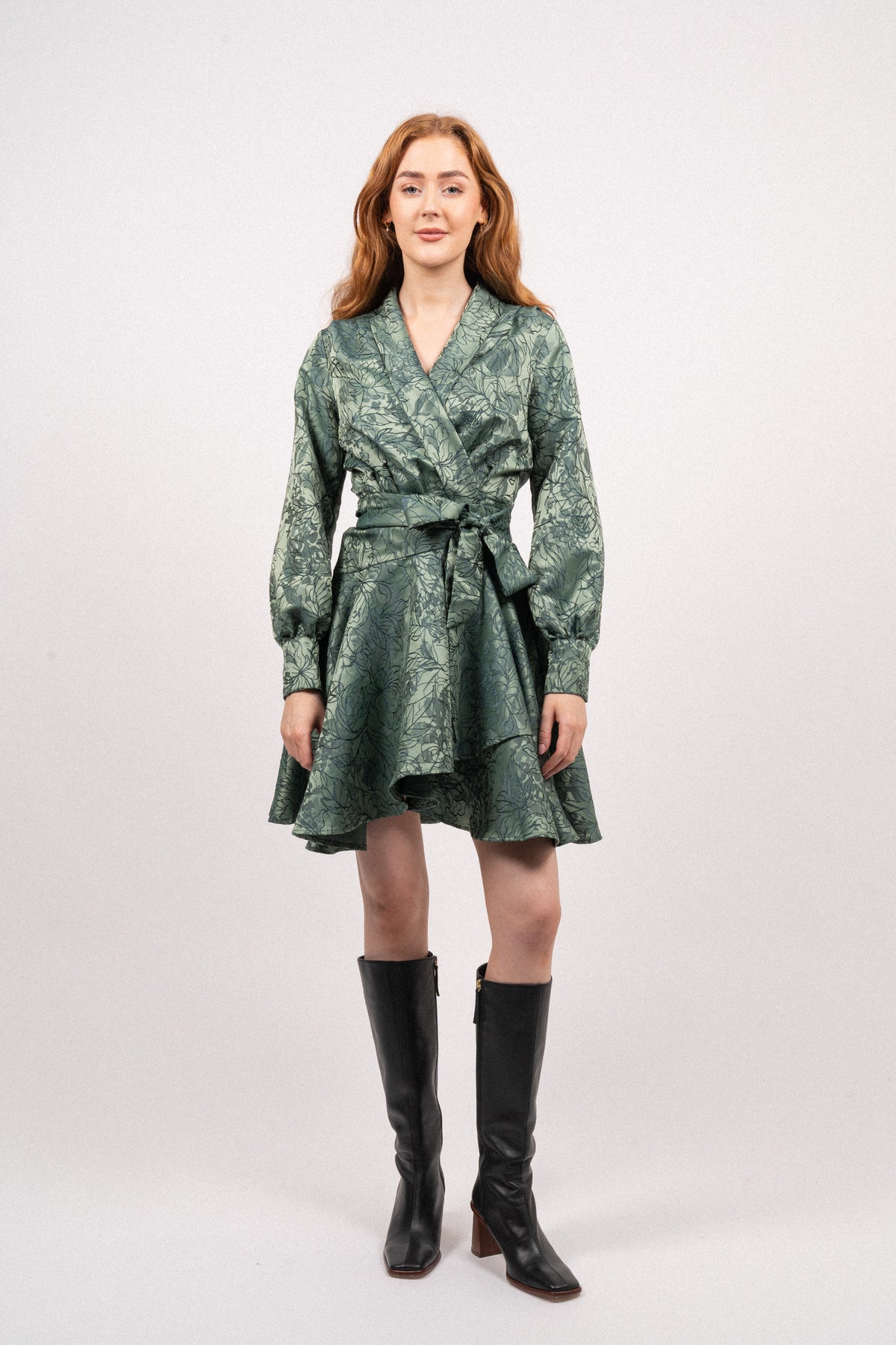Iza Mini Dress - Green