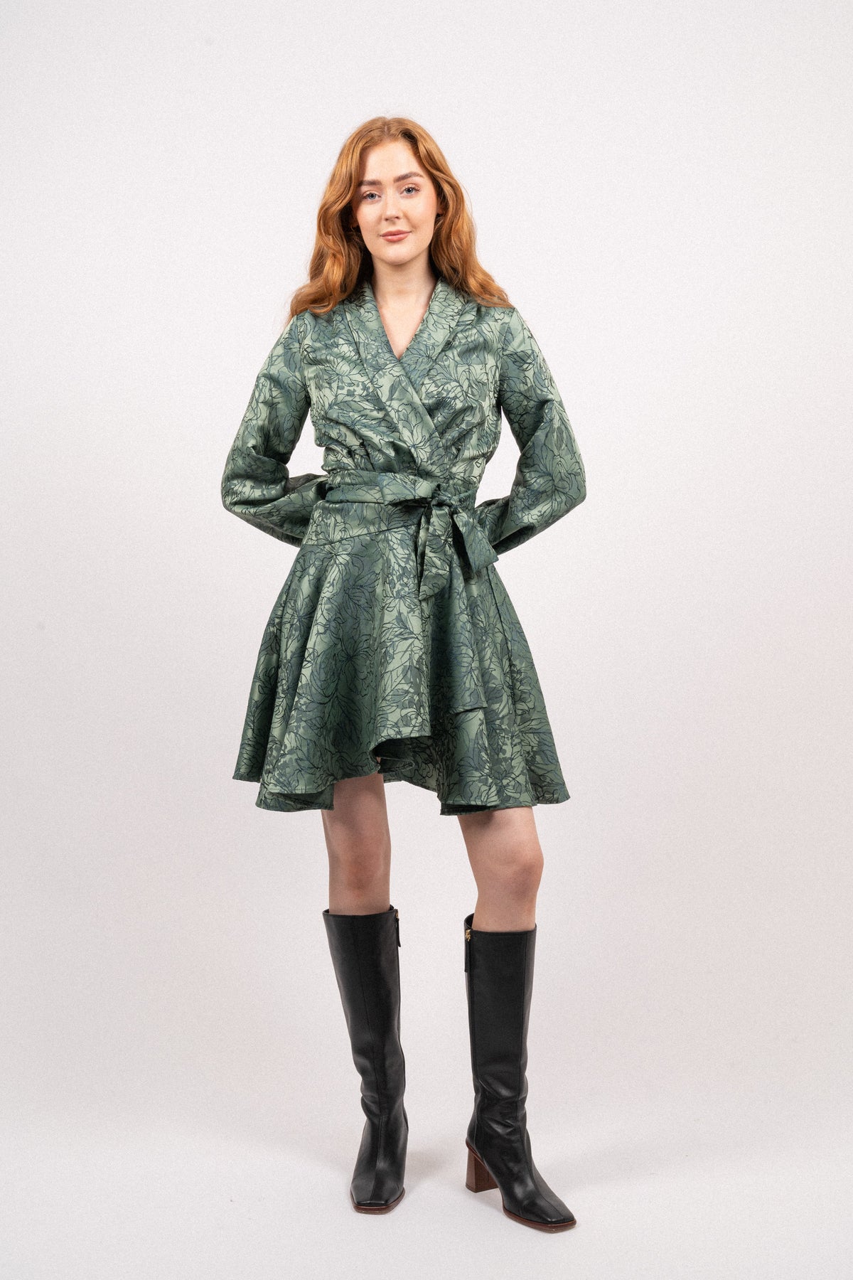Iza Mini Dress - Green