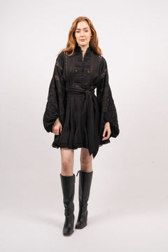 Lita Lace Dress - Black