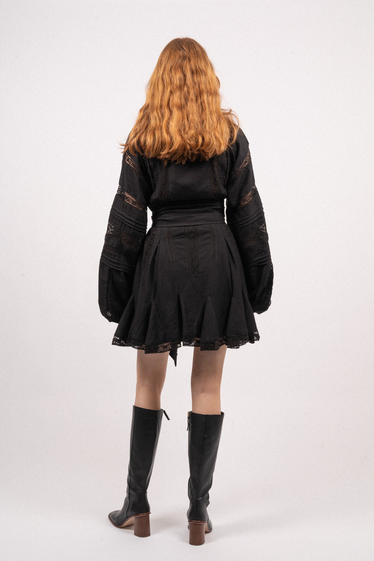 Lita Lace Dress - Black
