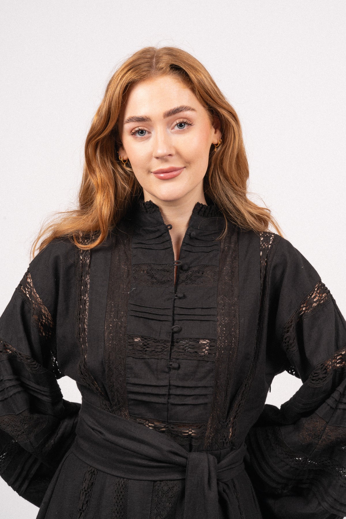 Lita Lace Dress - Black