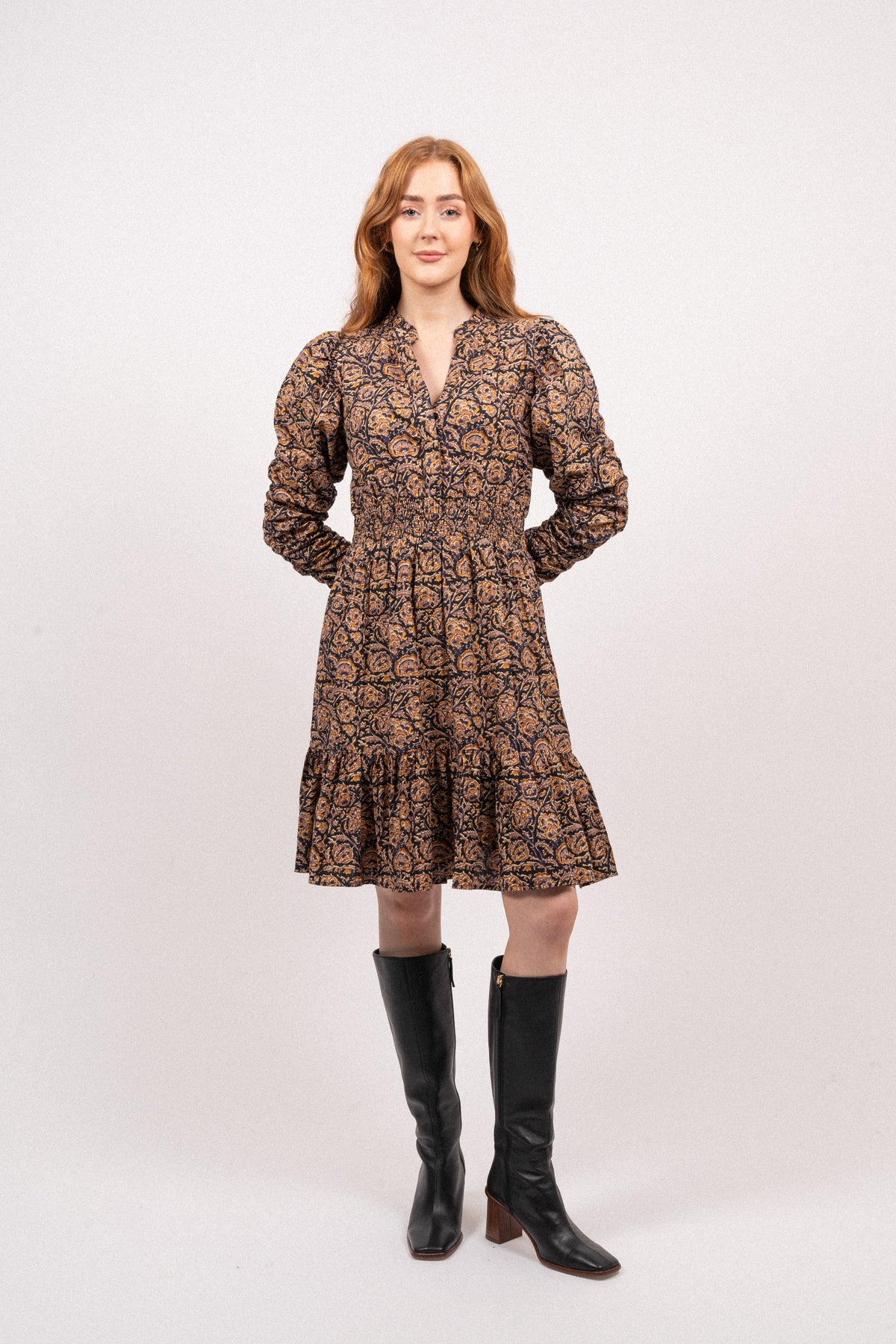 Billie Dress - Block Print
