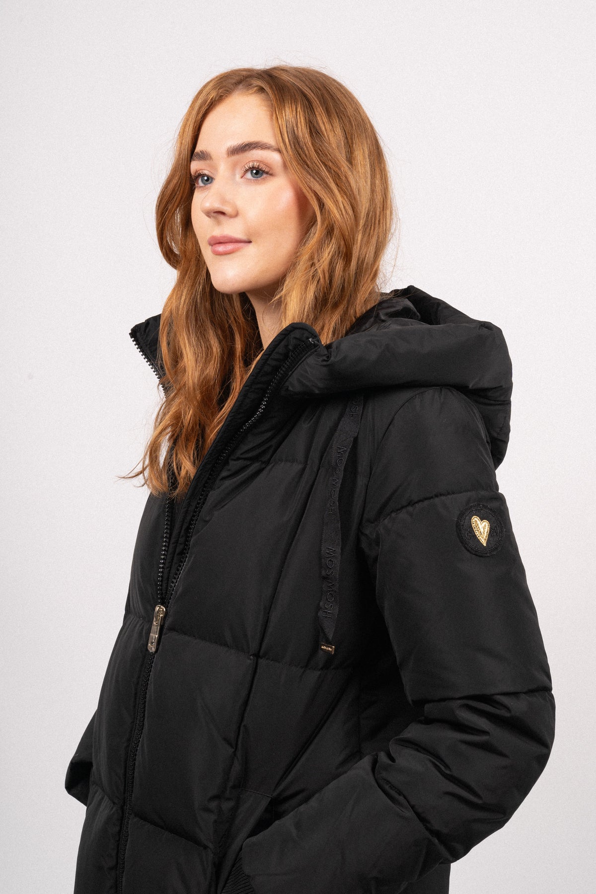 Nova Square Down Coat - Svart
