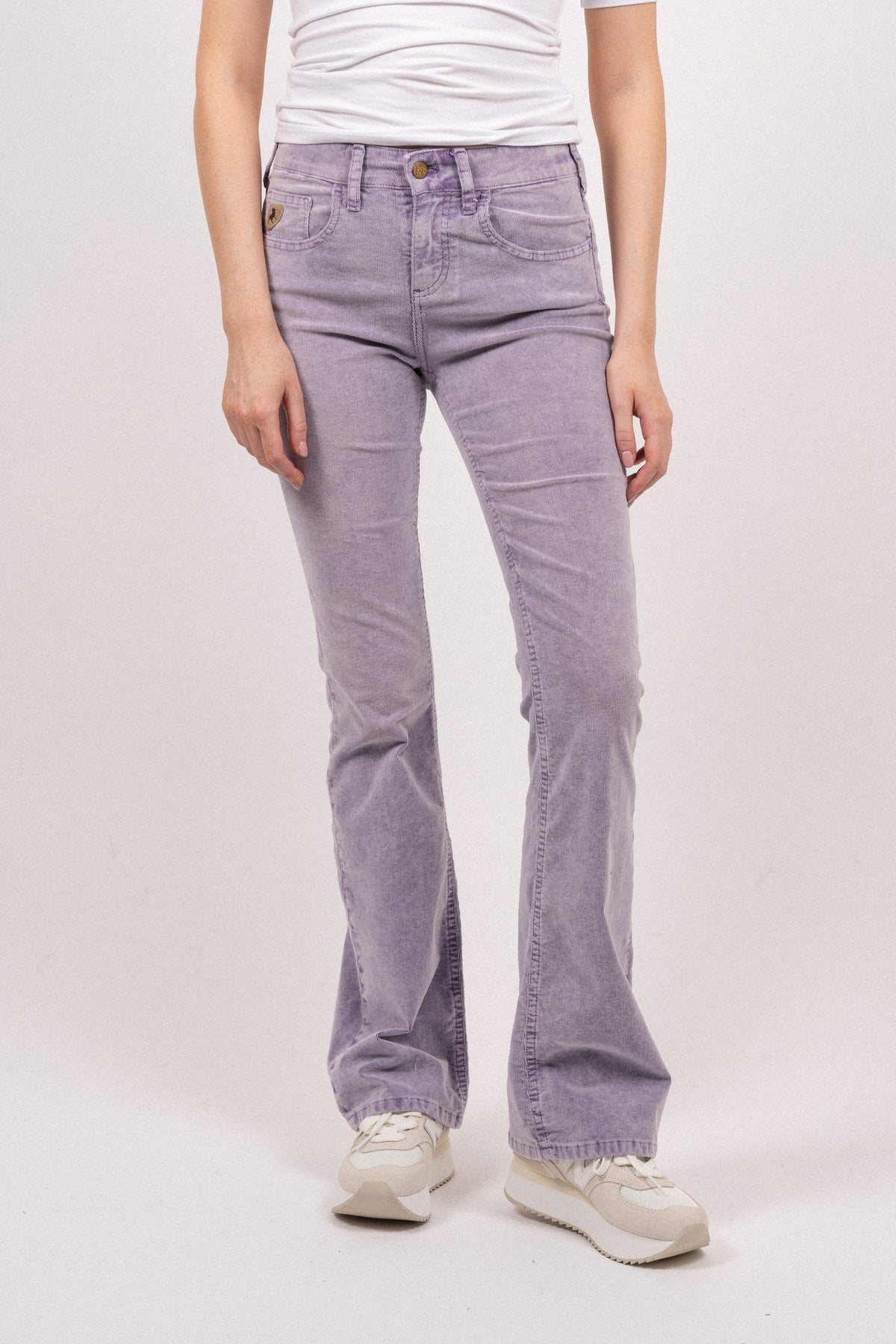 Lois Jeans Melrose Manchesterbyxor - Purple Snow