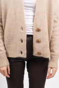 Brookline Knit Cardigan - Oxford Tan