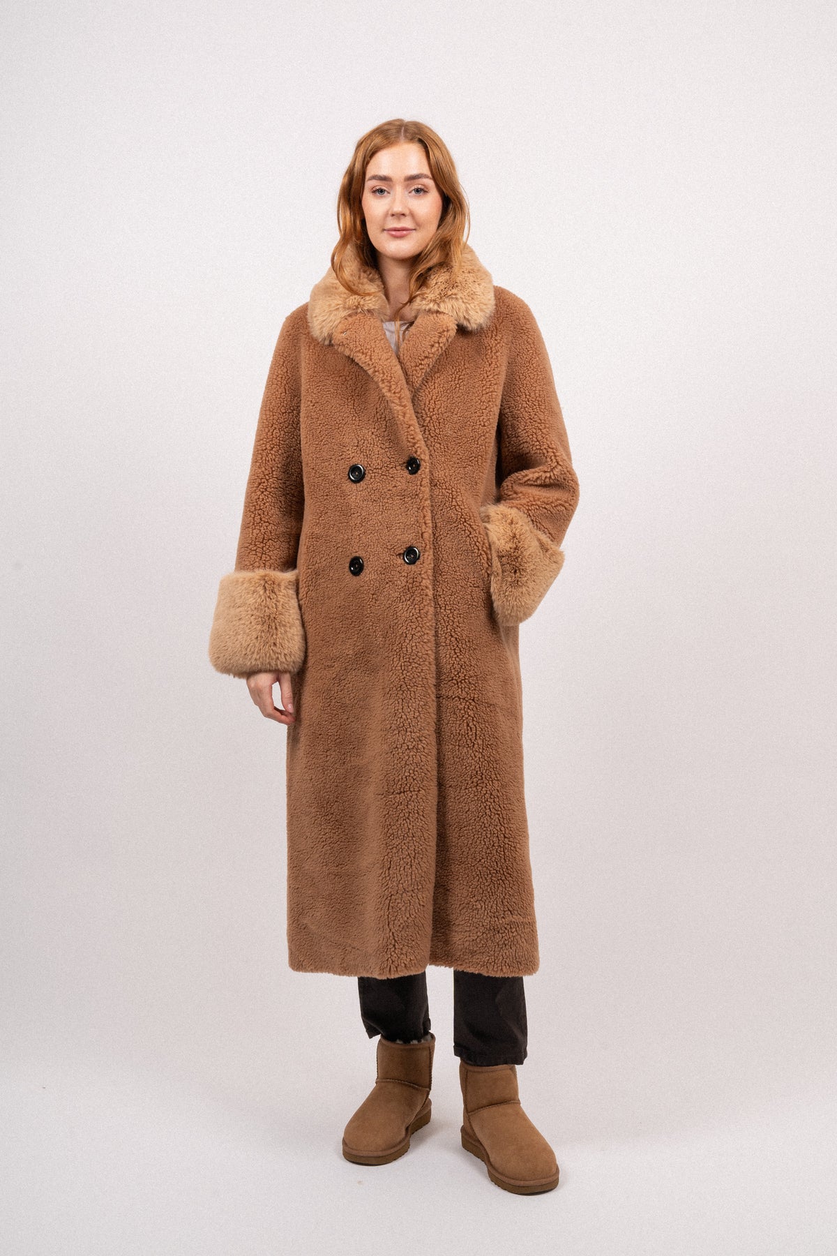 Fiona Wool Coat Long - Ljusbrun