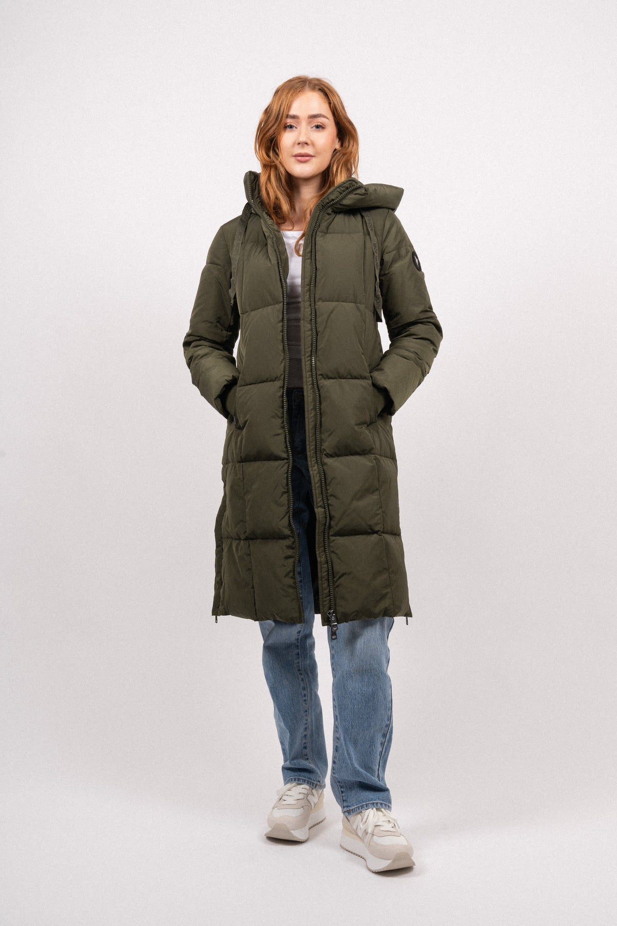 Nova Square Down Coat - Forest Night