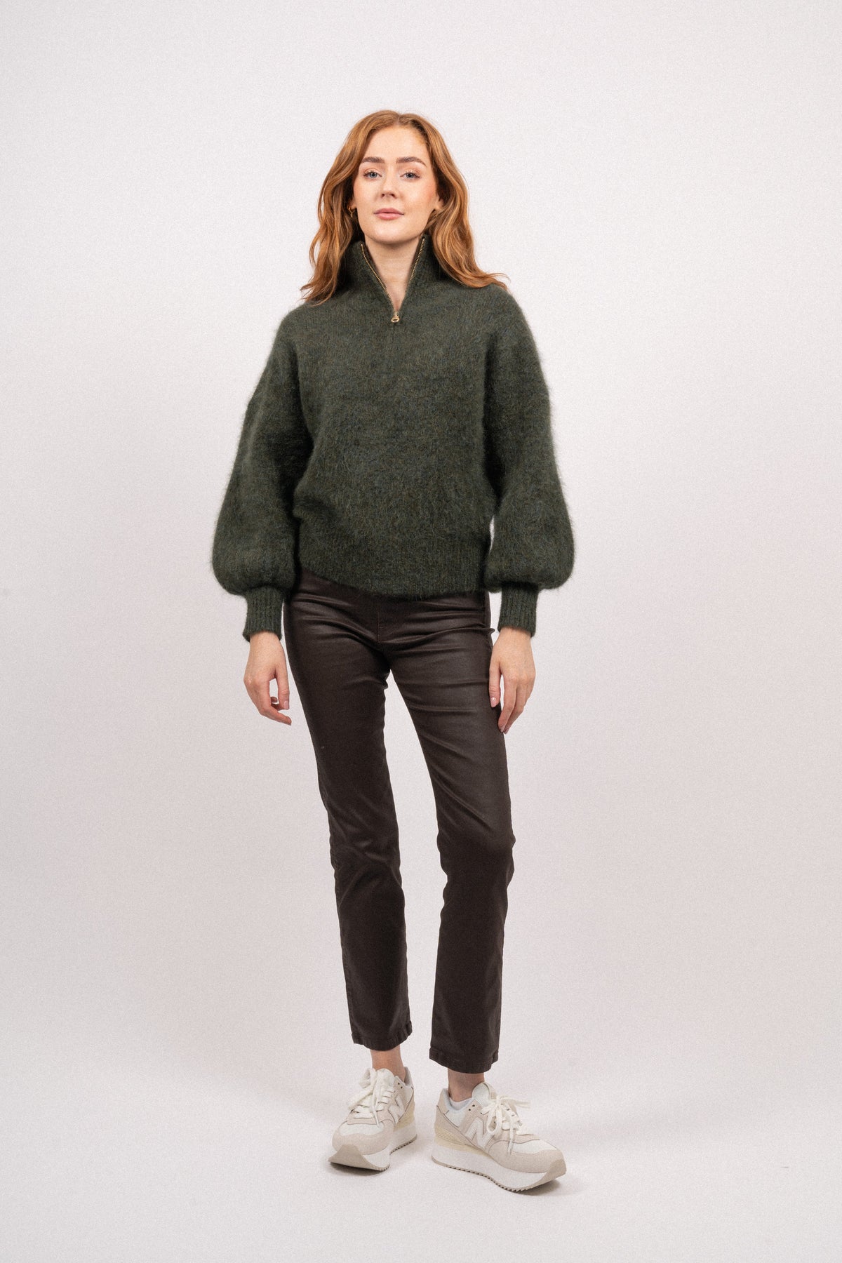 Li Chunky Sweater - Army