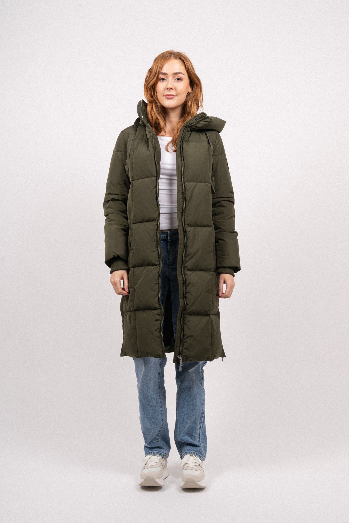 Nova Square Down Coat - Forest Night