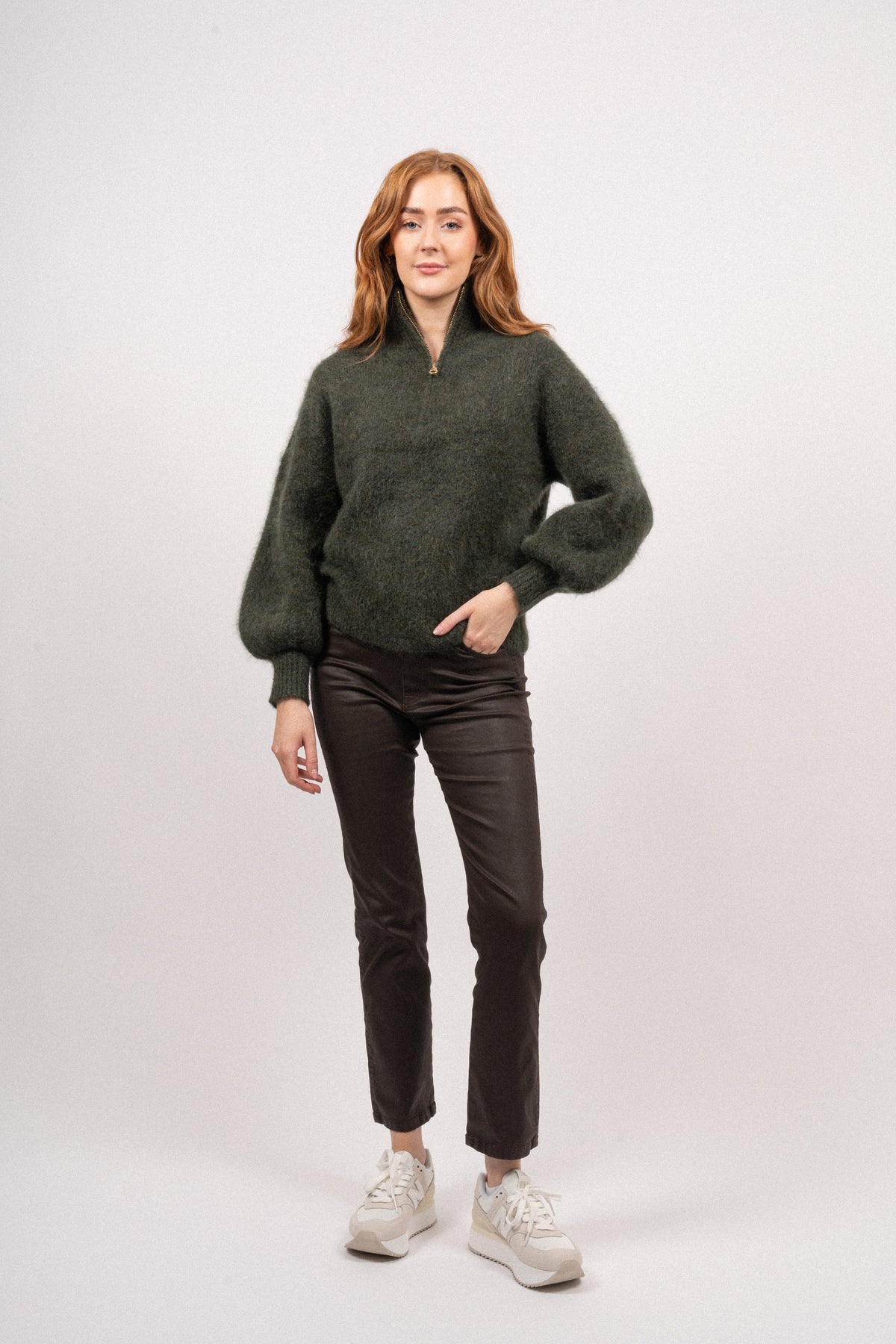 Li Chunky Sweater - Army