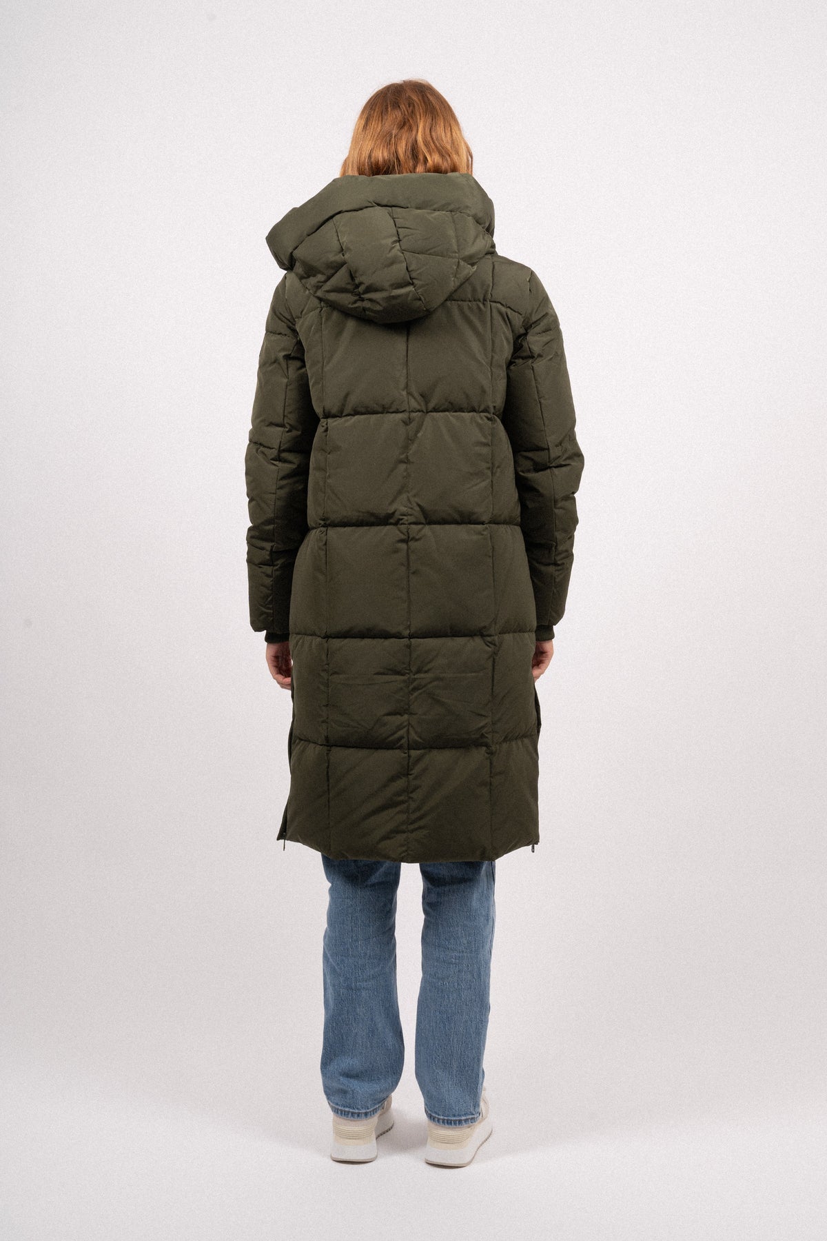 Nova Square Down Coat - Forest Night