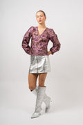Paula Pink Lavender 3/4 Top - Pink Lavender