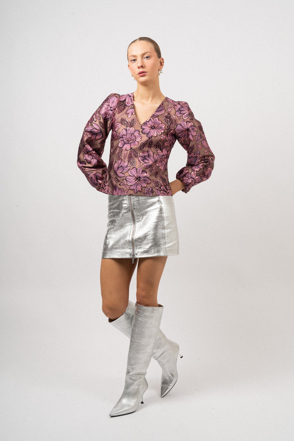 Paula Pink Lavender 3/4 Top - Pink Lavender