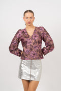 Paula Pink Lavender 3/4 Top - Pink Lavender