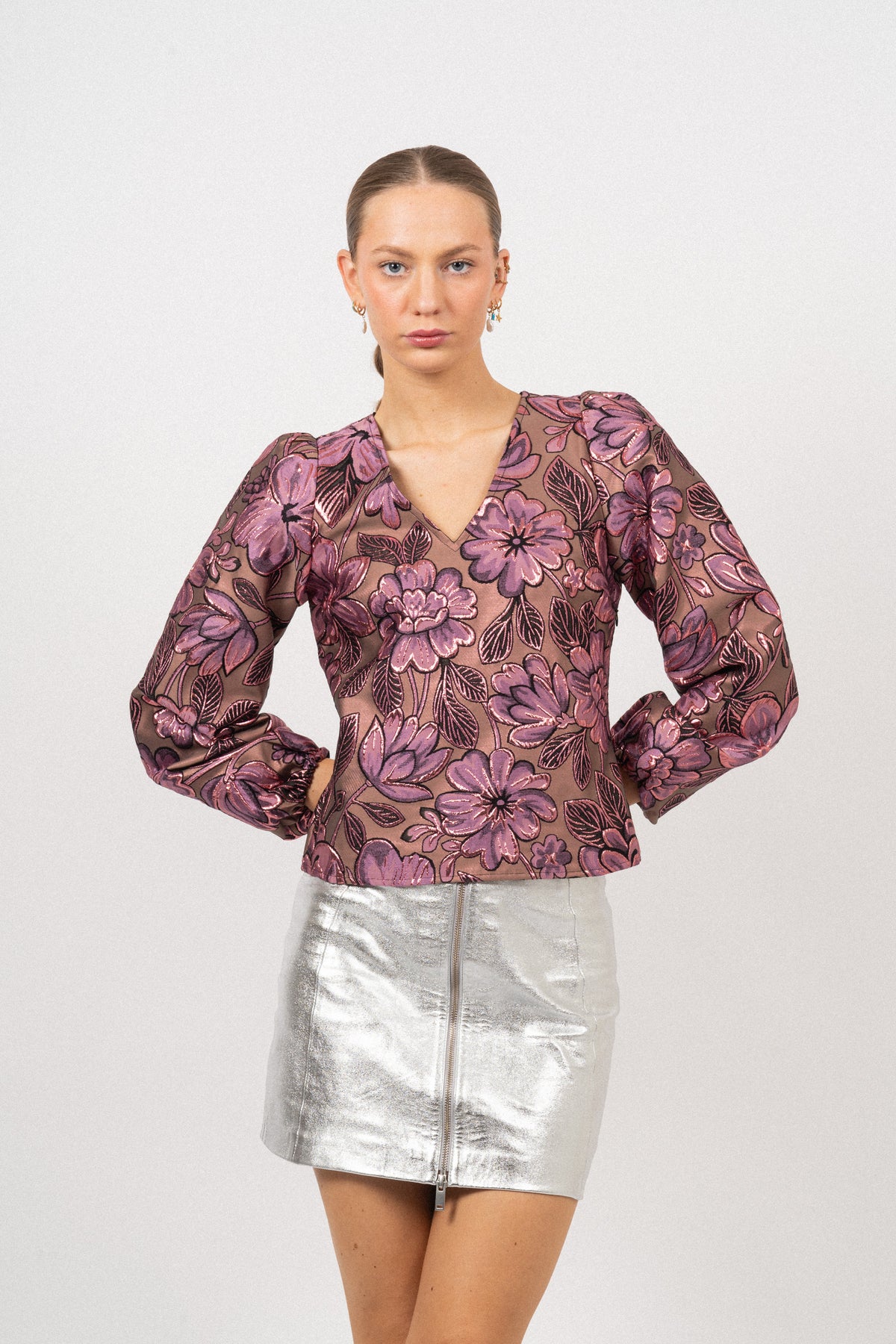 Paula Pink Lavender 3/4 Top - Pink Lavender